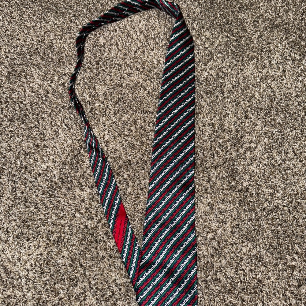 Christmas Hallmark Tie HO HO‎ HO